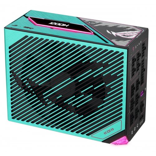 Блок питания Asus ROG Thor 1200W Platinum III Hatsune Miku Edition (90YE00V6-B0NA00) купить в Украине: Киев, Днепр, Харьков, Одесса  | Проверка совместимости, низкая цена, отзывы, характеристики от TELEMART фото 7 Блок питания Asus ROG Thor 1200W Platinum III Hatsune Miku Edition (90YE00V6-B0NA00) купить в Украине: Киев, Днепр, Харьков, Одесса  | Проверка совместимости, низкая цена, отзывы, характеристики от TELEMART фото