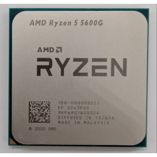 Процесор AMD Ryzen 5 5600G 3.9(4.4)GHz 16MB sAM4 Box (100-100000252BOX) (Відновлено продавцем, 821582) купити в Україні: Київ, Львів, Хмельницький, Тернопіль | Перевірка сумісності, низька ціна, відгуки, характеристики від TELEMART фото