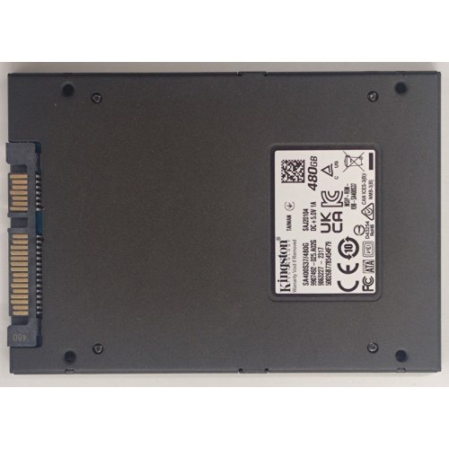 Ssd-диск Kingston SSDNow A400 TLC 480GB 2.5'' (SA400S37/480G) (Восстановлено продавцом, 821627) купить в Украине: Киев, Днепр, Харьков, Одесса  | Проверка совместимости, низкая цена, отзывы, характеристики от TELEMART фото