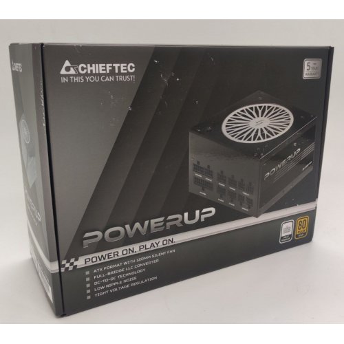 Блок живлення CHIEFTEC PowerUp 850W (GPX-850FC) (Відновлено продавцем, 821642) купити в Україні: Київ, Львів, Хмельницький, Тернопіль | Перевірка сумісності, низька ціна, відгуки, характеристики від TELEMART фото
