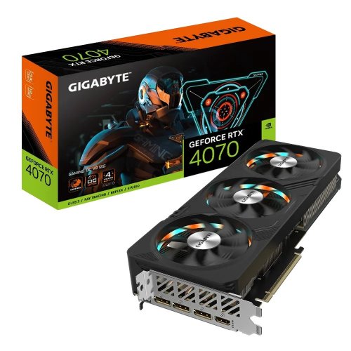 Видеокарта Gigabyte GeForce RTX 4070 GAMING V2 OC 12228MB (GV-N4070GAMING OCV2-12GD) (Восстановлено продавцом, 821653) купить в Украине: Киев, Днепр, Харьков, Одесса  | Проверка совместимости, низкая цена, отзывы, характеристики от TELEMART фото