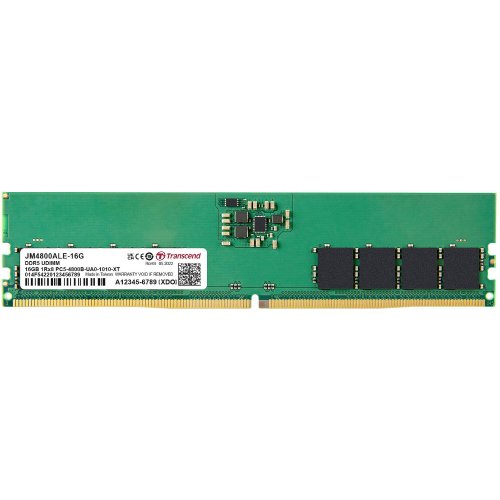 ОЗП Transcend DDR5 16GB 4800Mhz (JM4800ALE-16G) купити в Україні: Київ, Львів, Хмельницький, Тернопіль | Перевірка сумісності, низька ціна, відгуки, характеристики від TELEMART фото