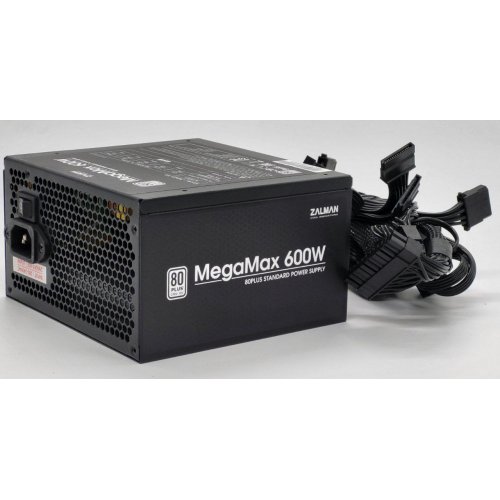 Блок питания Zalman MegaMax TXII 600W (ZM600-TXII) (Восстановлено продавцом, 821795) купить в Украине: Киев, Днепр, Харьков, Одесса  | Проверка совместимости, низкая цена, отзывы, характеристики от TELEMART фото