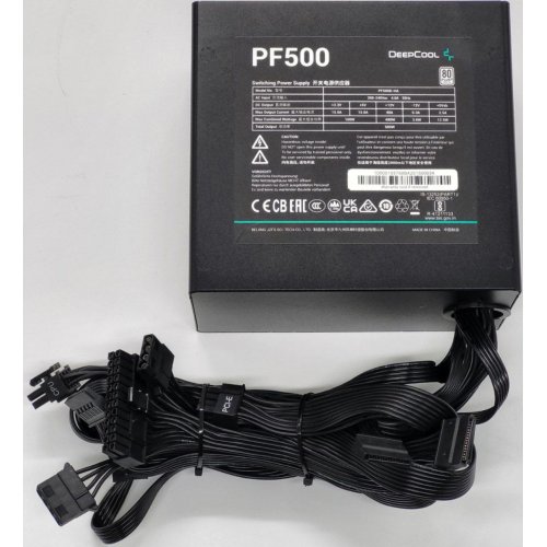 Блок живлення Deepcool PF500 500W (R-PF500D-HA0B-EU) (Відновлено продавцем, 821799) купити в Україні: Київ, Львів, Хмельницький, Тернопіль | Перевірка сумісності, низька ціна, відгуки, характеристики від TELEMART фото