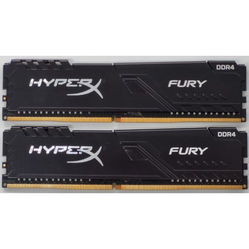 Озу HyperX DDR4 16GB (2x8GB) 3200Mhz Fury Black (HX432C16FB3K2/16) (Восстановлено продавцом, 821954) купить в Украине: Киев, Днепр, Харьков, Одесса  | Проверка совместимости, низкая цена, отзывы, характеристики от TELEMART фото