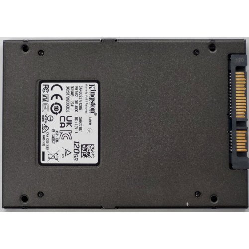 Ssd-диск Kingston SSDNow A400 TLC 120GB 2.5'' (SA400S37/120G) (Відновлено продавцем, 821955) купити в Україні: Київ, Львів, Хмельницький, Тернопіль | Перевірка сумісності, низька ціна, відгуки, характеристики від TELEMART фото