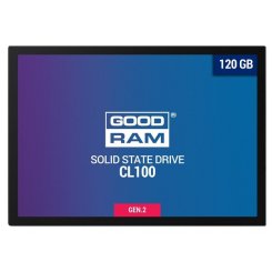 Ssd-диск GoodRAM CL100 Gen.2 3D NAND TLC 120GB 2.5" (SSDPR-CL100-120-G2) (Восстановлено продавцом, 821972) Ssd-диск GoodRAM CL100 Gen.2 3D NAND TLC 120GB 2.5