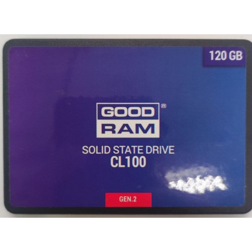 Ssd-диск GoodRAM CL100 Gen.2 3D NAND TLC 120GB 2.5" (SSDPR-CL100-120-G2) (Відновлено продавцем, 821972) купити в Україні: Київ, Львів, Хмельницький, Тернопіль | Перевірка сумісності, низька ціна, відгуки, характеристики від TELEMART фото