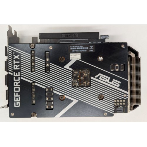 Відеокарта Asus GeForce RTX 3060 Ti Mini 8192MB (DUAL-RTX3060TI-8G-MINI-V2) (Відновлено продавцем, 821977) купити в Україні: Київ, Львів, Хмельницький, Тернопіль | Перевірка сумісності, низька ціна, відгуки, характеристики від TELEMART фото