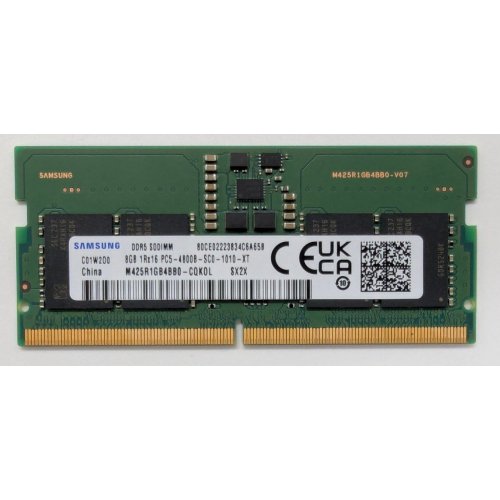 Озу Samsung SODIMM DDR5 8GB 4800Mhz (M425R1GB4BB0-CQKOL) (Восстановлено продавцом, 821986) купить в Украине: Киев, Днепр, Харьков, Одесса  | Проверка совместимости, низкая цена, отзывы, характеристики от TELEMART фото