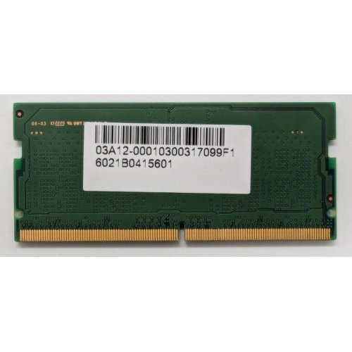 Озу Samsung SODIMM DDR5 8GB 4800Mhz (M425R1GB4BB0-CQKOL) (Восстановлено продавцом, 821986) купить в Украине: Киев, Днепр, Харьков, Одесса  | Проверка совместимости, низкая цена, отзывы, характеристики от TELEMART фото