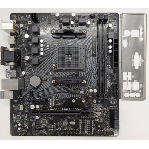 Материнська плата AsRock A520M-HVS (sAM4, AMD A520) (Відновлено продавцем, 821993) купити в Україні: Київ, Львів, Хмельницький, Тернопіль | Перевірка сумісності, низька ціна, відгуки, характеристики від TELEMART фото