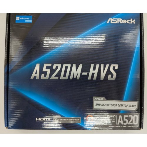 Материнська плата AsRock A520M-HVS (sAM4, AMD A520) (Відновлено продавцем, 821993) купити в Україні: Київ, Львів, Хмельницький, Тернопіль | Перевірка сумісності, низька ціна, відгуки, характеристики від TELEMART фото