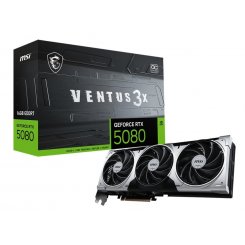 Уценка видеокарта MSI GeForce RTX 5080 VENTUS 3X OC PLUS 16384MB (RTX 5080 16G VENTUS 3X OC PLUS) (Вскрытая упаковка, 821995)