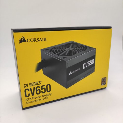Блок питания Corsair CV650 650W (CP-9020236-EU) (Восстановлено продавцом, 821997) купить в Украине: Киев, Днепр, Харьков, Одесса  | Проверка совместимости, низкая цена, отзывы, характеристики от TELEMART фото