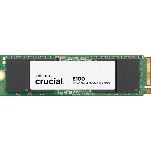 SSD-диск Crucial E100 480GB M.2 (2280 PCI-E) NVMe x4 (CT480E100SSD8) купить в Украине: Киев, Днепр, Харьков, Одесса  | Проверка совместимости, низкая цена, отзывы, характеристики от TELEMART фото
