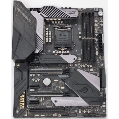 Материнская плата Asus ROG MAXIMUS XI HERO (s1151-v2, Intel Z390) (Восстановлено продавцом, 822027) купить в Украине: Киев, Днепр, Харьков, Одесса  | Проверка совместимости, низкая цена, отзывы, характеристики от TELEMART фото