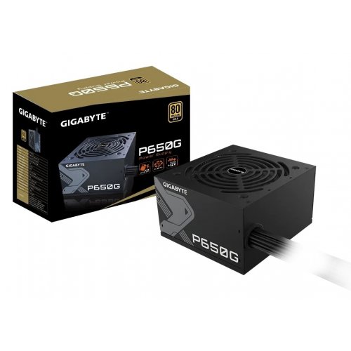 Уценка блок питания Gigabyte P650G 650W (GP-P650G) (Вскрытая упаковка, 822042) купить в Украине: Киев, Днепр, Харьков, Одесса  | Проверка совместимости, низкая цена, отзывы, характеристики от TELEMART фото