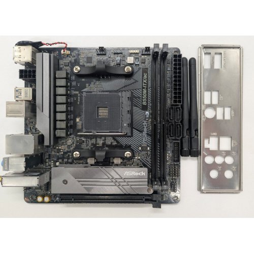 Материнська плата AsRock B550M-ITX/ac (sAM4, AMD B550) (Відновлено продавцем, 822044) купити в Україні: Київ, Львів, Хмельницький, Тернопіль | Перевірка сумісності, низька ціна, відгуки, характеристики від TELEMART фото