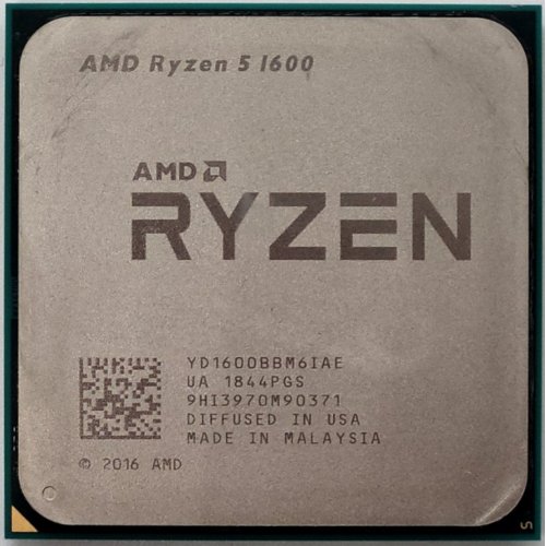 Процесор AMD Ryzen 5 1600 3.2(3.6)GHz sAM4 Tray (YD1600BBAEMPK) (Відновлено продавцем, 822050) купити в Україні: Київ, Львів, Хмельницький, Тернопіль | Перевірка сумісності, низька ціна, відгуки, характеристики від TELEMART фото