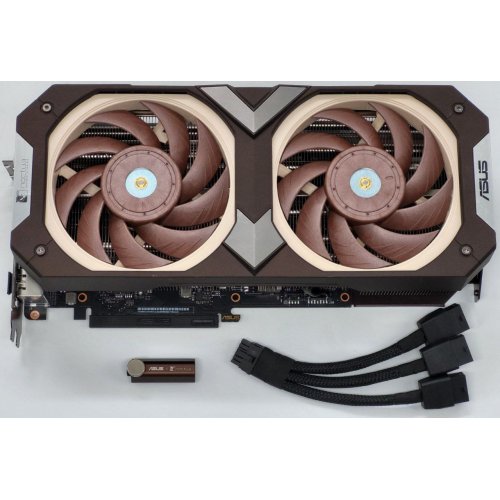 Відеокарта Asus GeForce RTX 4080 SUPER Noctua OC 16384MB (RTX4080S-O16G-NOCTUA) (Відновлено продавцем, 822056) купити в Україні: Київ, Львів, Хмельницький, Тернопіль | Перевірка сумісності, низька ціна, відгуки, характеристики від TELEMART фото