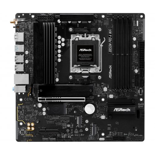 Уценка материнская плата AsRock B850M Pro-A WiFi (sAM5, AMD B850) (Следы использования, 822070) купить в Украине: Киев, Днепр, Харьков, Одесса  | Проверка совместимости, низкая цена, отзывы, характеристики от TELEMART фото 2 Уценка материнская плата AsRock B850M Pro-A WiFi (sAM5, AMD B850) (Следы использования, 822070) купить в Украине: Киев, Днепр, Харьков, Одесса  | Проверка совместимости, низкая цена, отзывы, характеристики от TELEMART фото