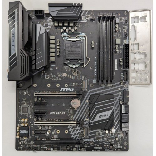 Материнська плата MSI Z370 SLI PLUS (s1151, Intel Z370) (Відновлено продавцем, 822097) купити в Україні: Київ, Львів, Хмельницький, Тернопіль | Перевірка сумісності, низька ціна, відгуки, характеристики від TELEMART фото