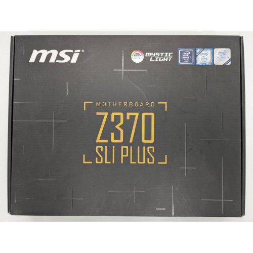 Материнська плата MSI Z370 SLI PLUS (s1151, Intel Z370) (Відновлено продавцем, 822097) купити в Україні: Київ, Львів, Хмельницький, Тернопіль | Перевірка сумісності, низька ціна, відгуки, характеристики від TELEMART фото