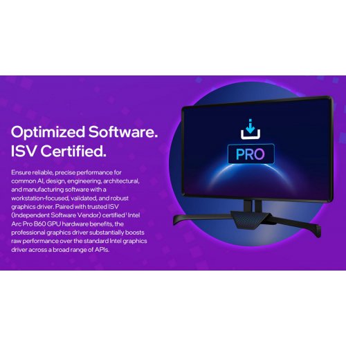 Видеокарта SPARKLE Intel Arc Pro B60 Blower 24576MB (SBP60W-24G PRO B60) купить в Украине: Киев, Днепр, Харьков, Одесса  | Проверка совместимости, низкая цена, отзывы, характеристики от TELEMART фото