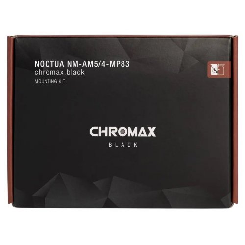 Установчий комплект Noctua AM5/4 Montagekit (NM-AM5/4-MP83 chromax.black) купити в Україні: Київ, Львів, Хмельницький, Тернопіль, Івано-Франківськ | Низька ціна, відгуки, характеристики від TELEMART фото