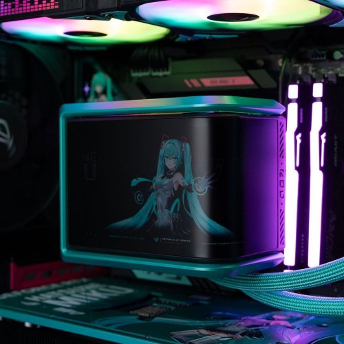 Компьютер EVOLVE SpecialPart HATSUNE_MIKU Edition (EVSP-HMR980X3DN508-D564S1TBK) Black купить в Украине: Киев, Днепр, Харьков, Одесса  | Низкая цена, отзывы, характеристики от TELEMART фото