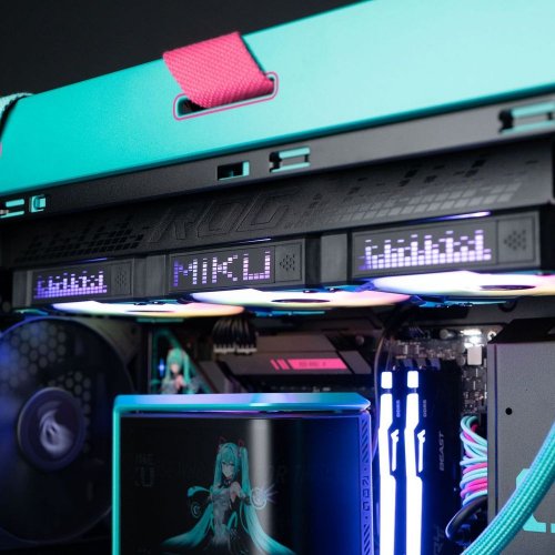 Компьютер EVOLVE SpecialPart HATSUNE_MIKU Edition (EVSP-HMR980X3DN508-D564S1TBK) Black купить в Украине: Киев, Днепр, Харьков, Одесса  | Низкая цена, отзывы, характеристики от TELEMART фото