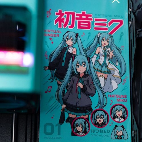 Компьютер EVOLVE SpecialPart HATSUNE_MIKU Edition (EVSP-HMR980X3DN508-D564S1TBK) Black купить в Украине: Киев, Днепр, Харьков, Одесса  | Низкая цена, отзывы, характеристики от TELEMART фото