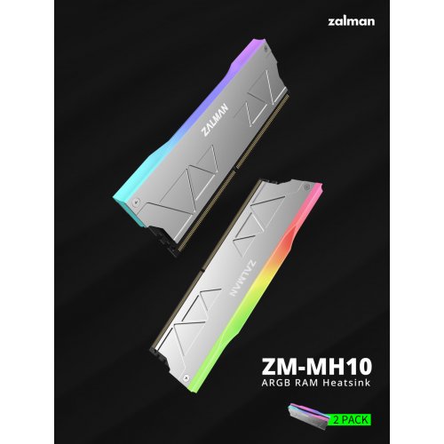 Радіатор для ОЗП Zalman MH10 (ZM_MH10) Silver купити в Україні: Київ, Львів, Хмельницький, Тернопіль | Низька ціна, відгуки, характеристики від TELEMART фото