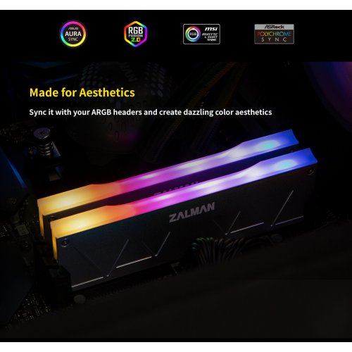 Радіатор для ОЗП Zalman MH10 (ZM_MH10) Silver купити в Україні: Київ, Львів, Хмельницький, Тернопіль | Низька ціна, відгуки, характеристики від TELEMART фото