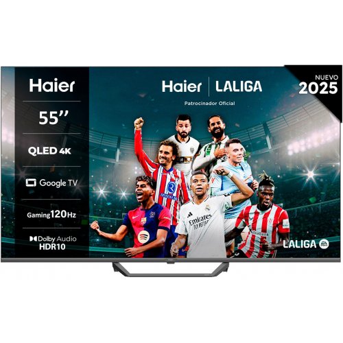Телевизор Haier 55" H55S80FUX Black купить в Украине: Киев, Днепр, Харьков, Одесса  | Низкая цена, отзывы, характеристики от TELEMART фото 1 Телевизор Haier 55" H55S80FUX Black купить в Украине: Киев, Днепр, Харьков, Одесса  | Низкая цена, отзывы, характеристики от TELEMART фото