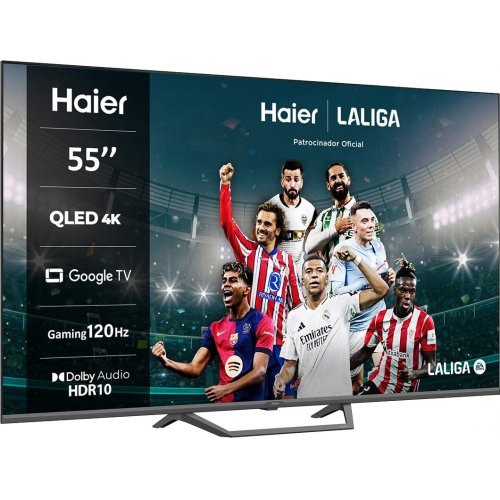 Телевизор Haier 55" H55S80FUX Black купить в Украине: Киев, Днепр, Харьков, Одесса  | Низкая цена, отзывы, характеристики от TELEMART фото 2 Телевизор Haier 55" H55S80FUX Black купить в Украине: Киев, Днепр, Харьков, Одесса  | Низкая цена, отзывы, характеристики от TELEMART фото