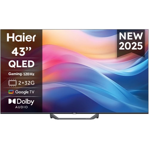Телевизор Haier 43" H43S80FUX Black купить в Украине: Киев, Днепр, Харьков, Одесса  | Низкая цена, отзывы, характеристики от TELEMART фото 1 Телевизор Haier 43" H43S80FUX Black купить в Украине: Киев, Днепр, Харьков, Одесса  | Низкая цена, отзывы, характеристики от TELEMART фото