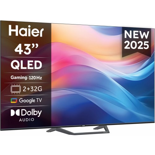 Телевизор Haier 43" H43S80FUX Black купить в Украине: Киев, Днепр, Харьков, Одесса  | Низкая цена, отзывы, характеристики от TELEMART фото 2 Телевизор Haier 43" H43S80FUX Black купить в Украине: Киев, Днепр, Харьков, Одесса  | Низкая цена, отзывы, характеристики от TELEMART фото
