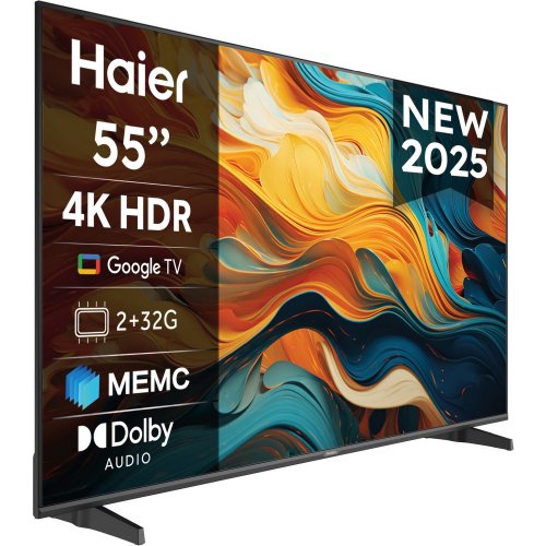 Телевизор Haier 55" H55K85FUX Black купить в Украине: Киев, Днепр, Харьков, Одесса  | Низкая цена, отзывы, характеристики от TELEMART фото 2 Телевизор Haier 55" H55K85FUX Black купить в Украине: Киев, Днепр, Харьков, Одесса  | Низкая цена, отзывы, характеристики от TELEMART фото