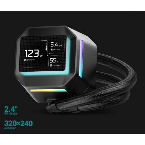 Готова СВО Deepcool LM360 (R-LM360-BKDMMC-1) Black купити в Україні: Київ, Львів, Хмельницький, Тернопіль | Перевірка сумісності, низька ціна, відгуки, характеристики від TELEMART фото 9 Готова СВО Deepcool LM360 (R-LM360-BKDMMC-1) Black купити в Україні: Київ, Львів, Хмельницький, Тернопіль | Перевірка сумісності, низька ціна, відгуки, характеристики від TELEMART фото