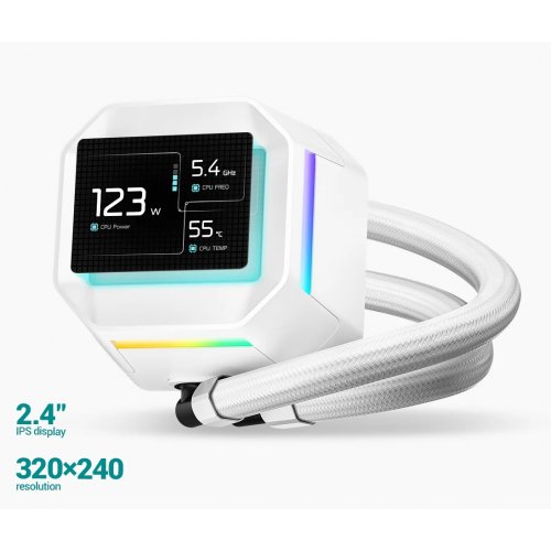 Готова СВО Deepcool LM360 (R-LM360-WHDMMC-1) White купити в Україні: Київ, Львів, Хмельницький, Тернопіль | Перевірка сумісності, низька ціна, відгуки, характеристики від TELEMART фото 9 Готова СВО Deepcool LM360 (R-LM360-WHDMMC-1) White купити в Україні: Київ, Львів, Хмельницький, Тернопіль | Перевірка сумісності, низька ціна, відгуки, характеристики від TELEMART фото