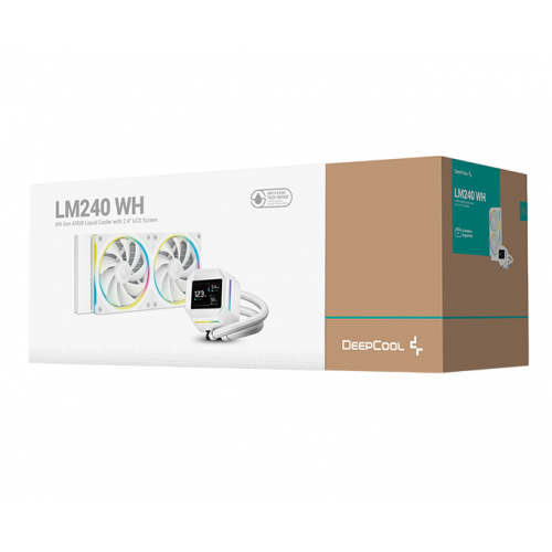 Готова СВО Deepcool LM240 (R-LM240-WHDMMC-1) White купити в Україні: Київ, Львів, Хмельницький, Тернопіль | Перевірка сумісності, низька ціна, відгуки, характеристики від TELEMART фото 6 Готова СВО Deepcool LM240 (R-LM240-WHDMMC-1) White купити в Україні: Київ, Львів, Хмельницький, Тернопіль | Перевірка сумісності, низька ціна, відгуки, характеристики від TELEMART фото