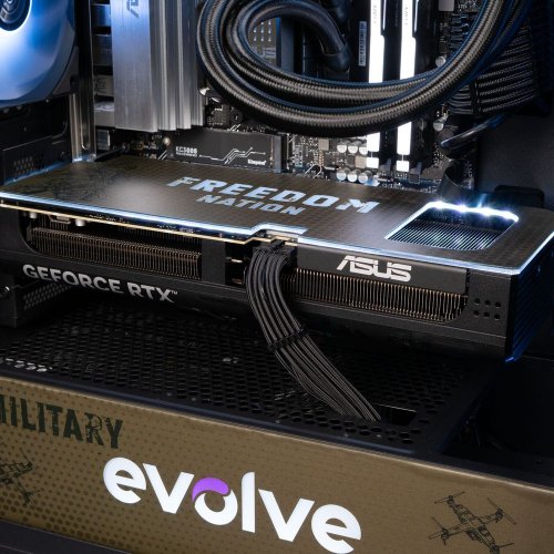 Компьютер EVOLVE SpecialPart Military:Camouflage Edition (EVSP-MCER907XN507R-D532S1TBK) Black купить в Украине: Киев, Днепр, Харьков, Одесса  | Низкая цена, отзывы, характеристики от TELEMART фото