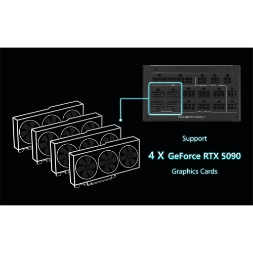 Блок питания Asus Pro WS 3000W Platinum (90YE00Z0-B0EA00) купить в Украине: Киев, Днепр, Харьков, Одесса  | Проверка совместимости, низкая цена, отзывы, характеристики от TELEMART фото