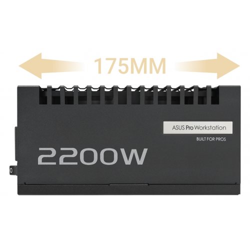 Блок питания Asus Pro WS 2200W Platinum (90YE00Z1-B0NA00) купить в Украине: Киев, Днепр, Харьков, Одесса  | Проверка совместимости, низкая цена, отзывы, характеристики от TELEMART фото