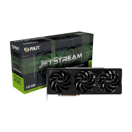 Видеокарта Palit GeForce RTX 4080 JetStream 16384MB (NED4080019T2-1032J) (Восстановлено продавцом, 822352) купить в Украине: Киев, Днепр, Харьков, Одесса  | Проверка совместимости, низкая цена, отзывы, характеристики от TELEMART фото
