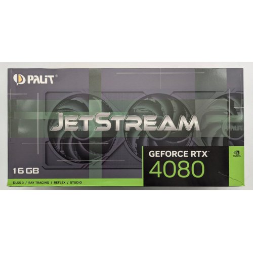 Видеокарта Palit GeForce RTX 4080 JetStream 16384MB (NED4080019T2-1032J) (Восстановлено продавцом, 822352) купить в Украине: Киев, Днепр, Харьков, Одесса  | Проверка совместимости, низкая цена, отзывы, характеристики от TELEMART фото