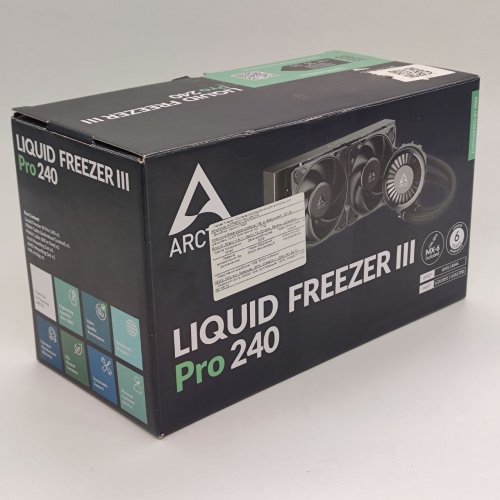 Готова сво Arctic Liquid Freezer III Pro 240 (ACFRE00178A) Black (Відновлено продавцем, 822362) купити в Україні: Київ, Львів, Хмельницький, Тернопіль | Перевірка сумісності, низька ціна, відгуки, характеристики від TELEMART фото