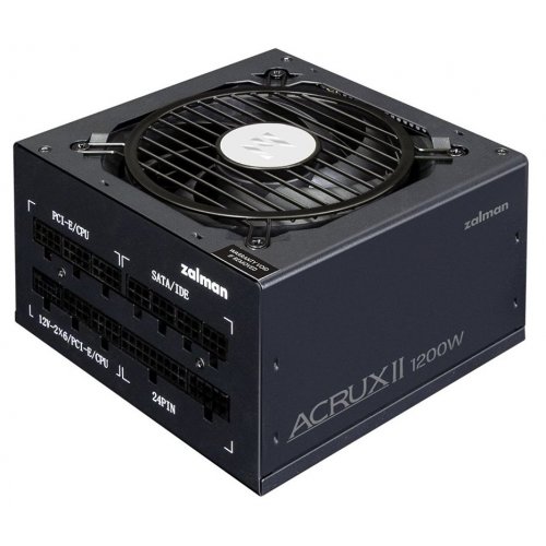 Блок живлення Zalman ACRUX 2 1200W (ZM1200-ARX2) купити в Україні: Київ, Львів, Хмельницький, Тернопіль | Перевірка сумісності, низька ціна, відгуки, характеристики від TELEMART фото